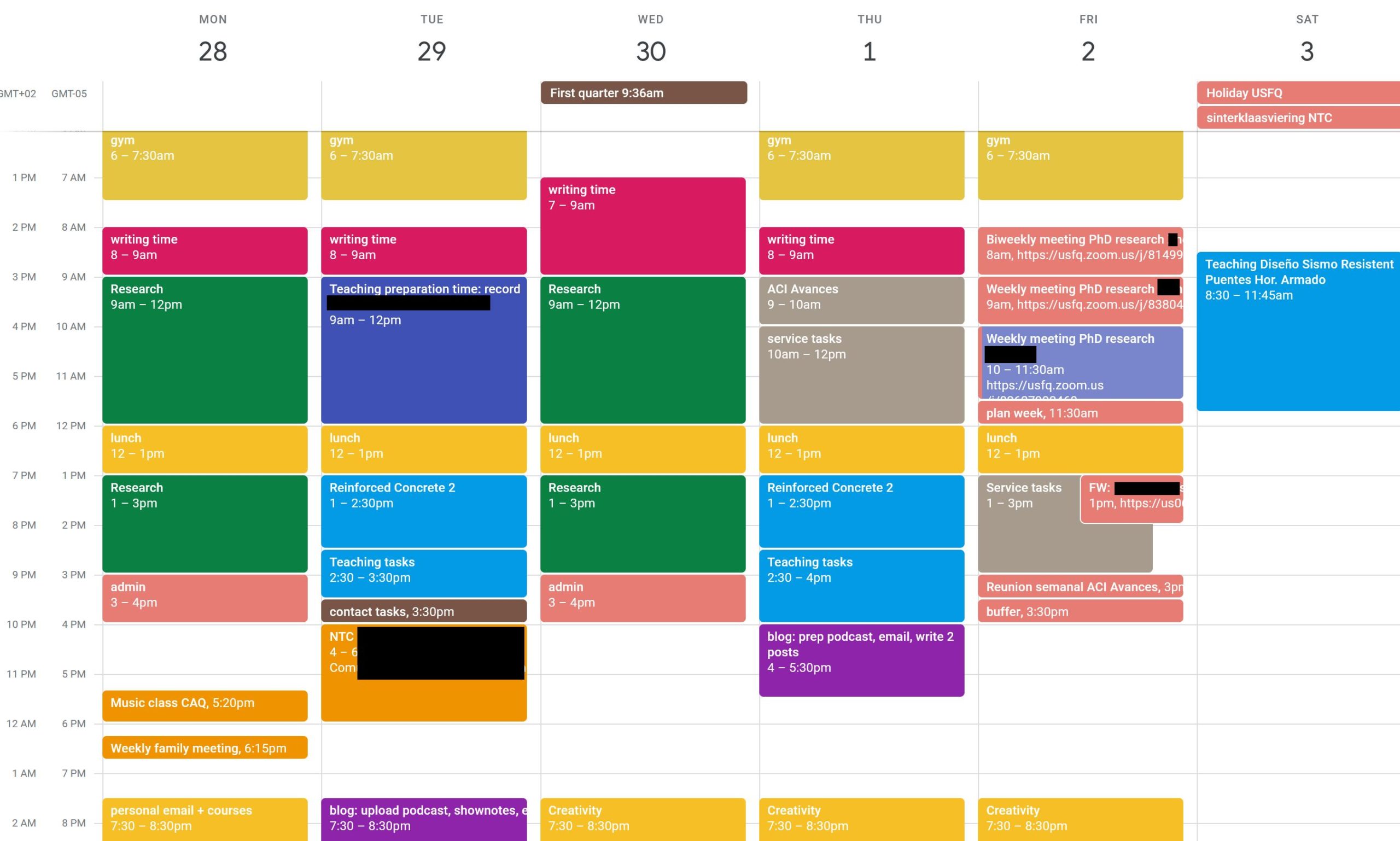 An Update To My Fall 2022 Weekly Template