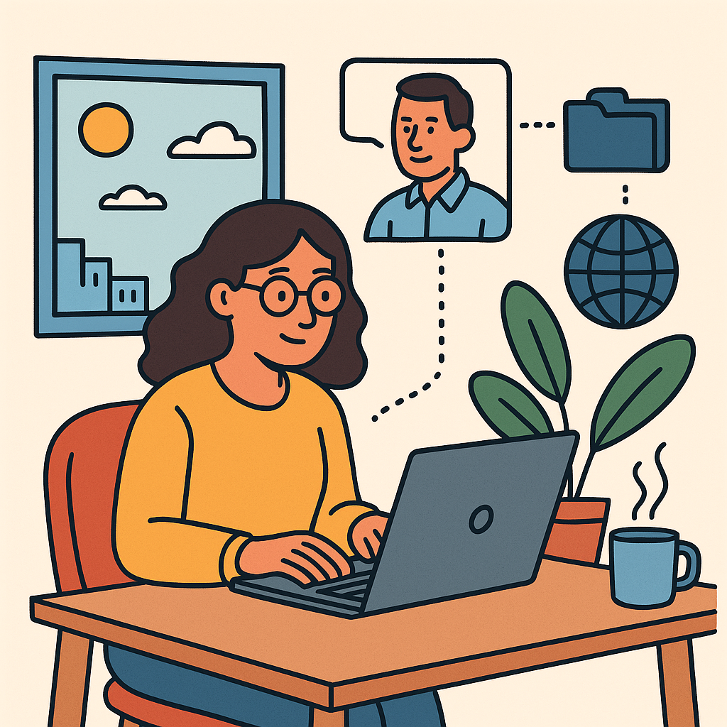 How I Work At Distance