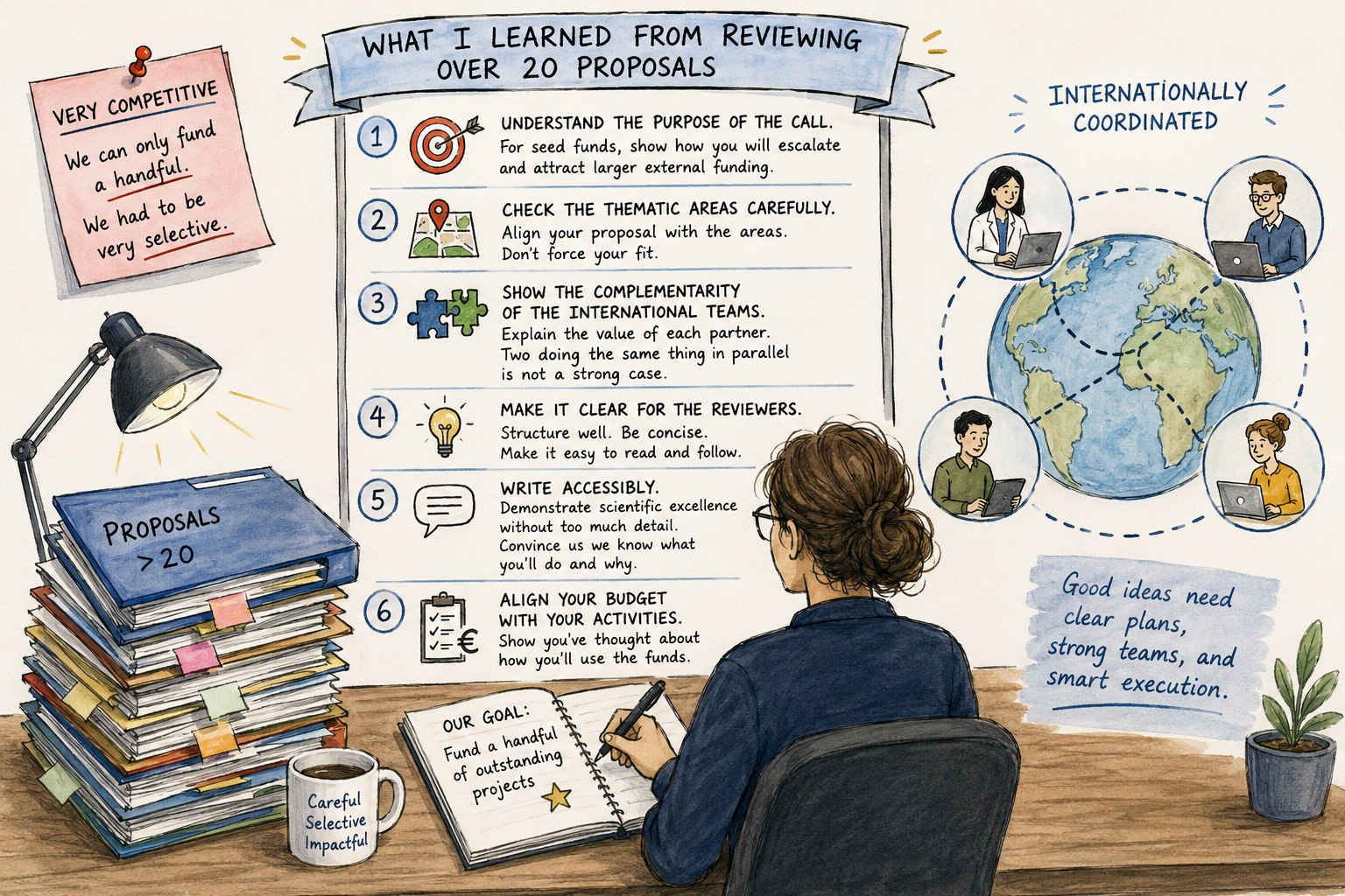 What Reviewing Research Proposals Taught Me