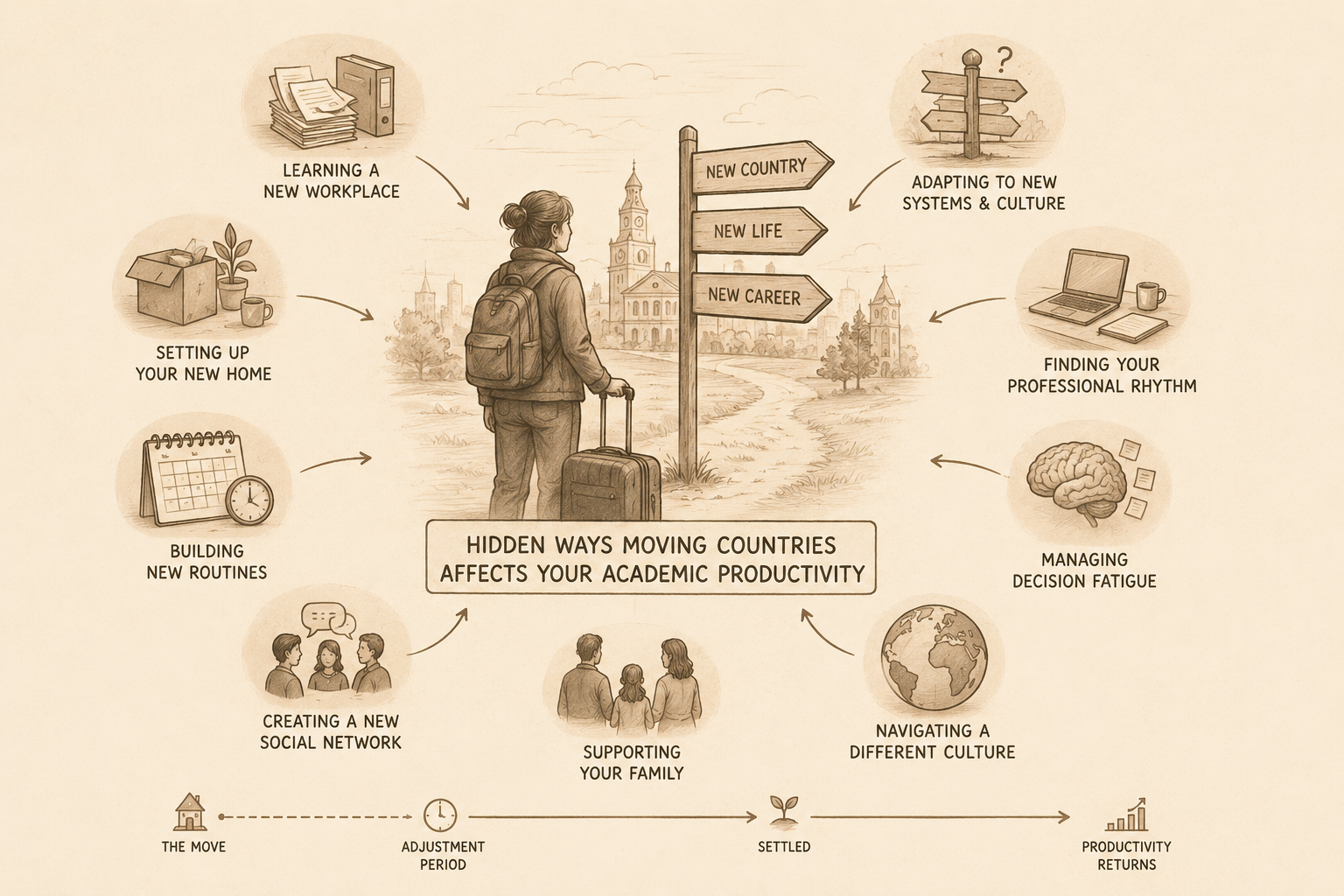 The Hidden Ways Moving Countries Affects Your Academic Productivity