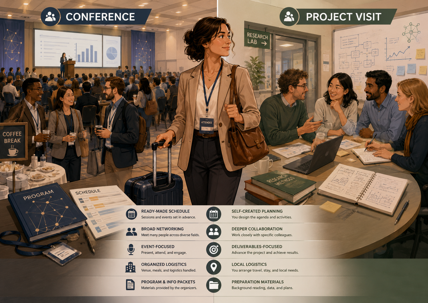 The Difference Between Conference Travel And Project Travel